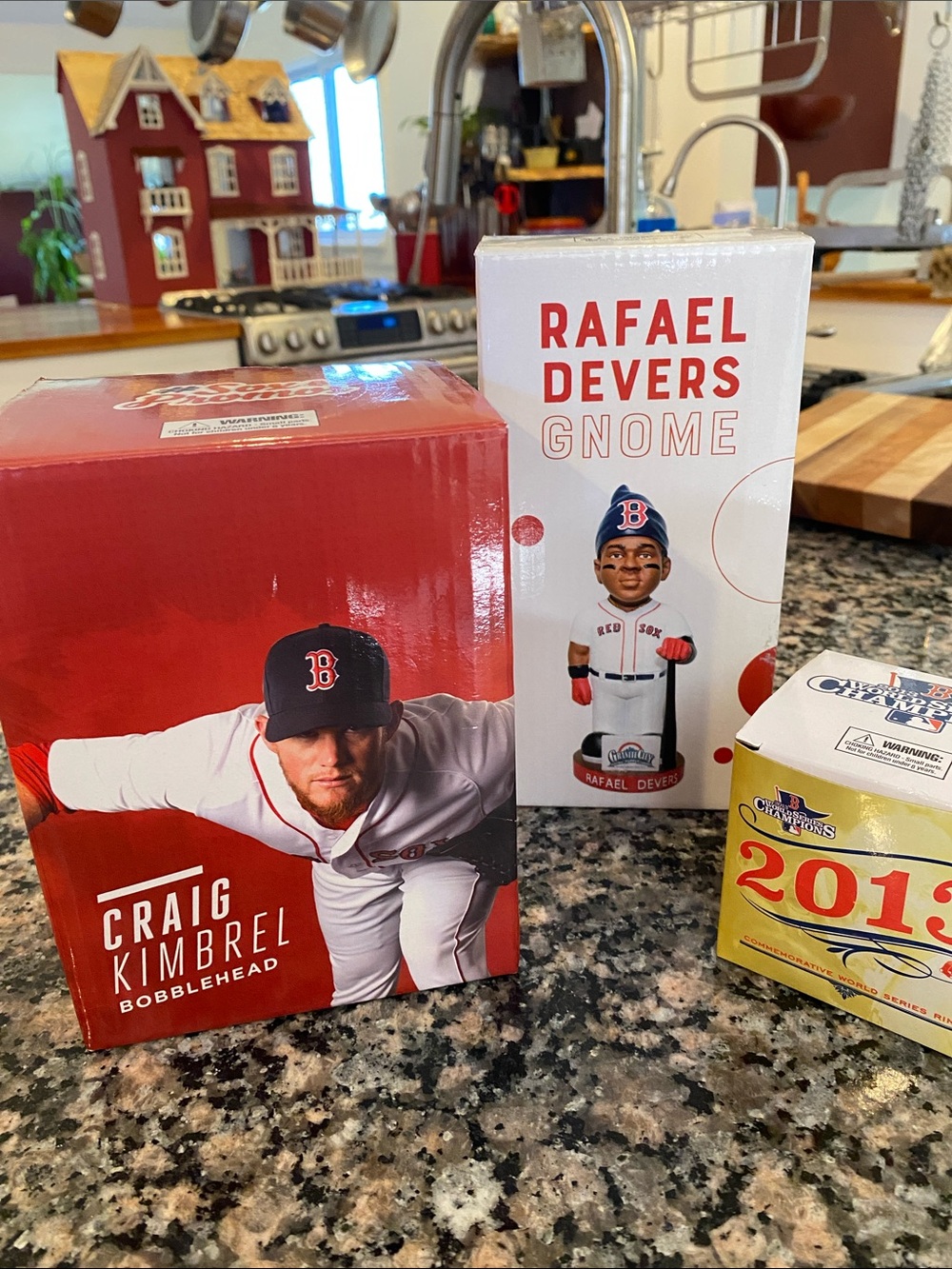 Craig Kimbrel & Rafael Devers Gnome Bobblehead Duo - Red/White